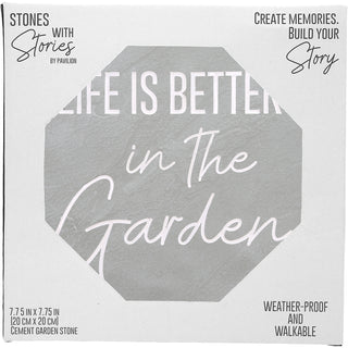 In the Garden 7.75" x 7.75" Garden Stone