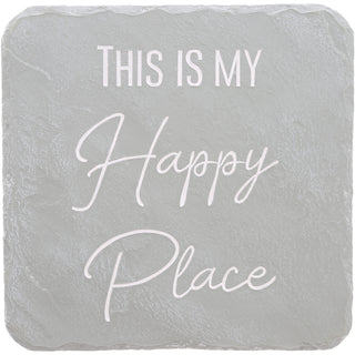 Happy Place 7.75" x 7.75" Garden Stone