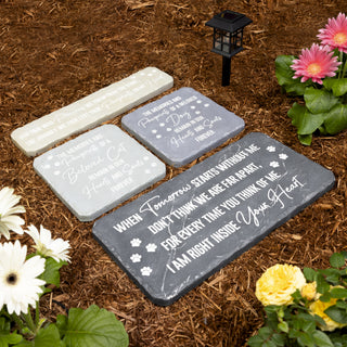 Pawprints 16" x 3.75" Garden Stone