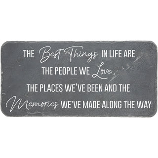 The Best Things 16" x 7.75" Garden Stone