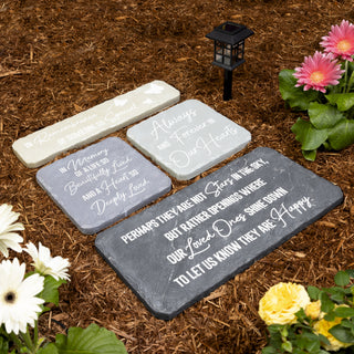 In Memory 7.75" x 7.75" Garden Stone