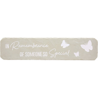 In Remembrance 16" x 3.75" Garden Stone