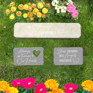 Beloved Father 16" x 3.75" Garden Stone