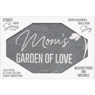 Mom’s Garden 7" x 4.25" Garden Stone