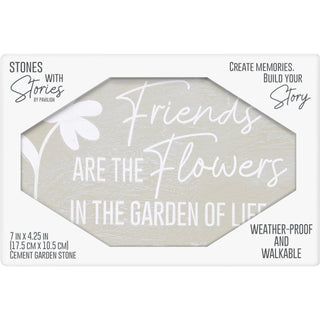 Friends 7" x 4.25" Garden Stone