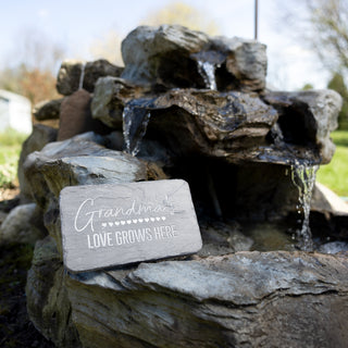 Grandma’s Love 7" x 4.25" Garden Stone