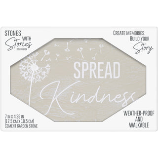 Spread Kindness 7" x 4.25" Garden Stone