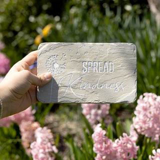 Spread Kindness 7" x 4.25" Garden Stone
