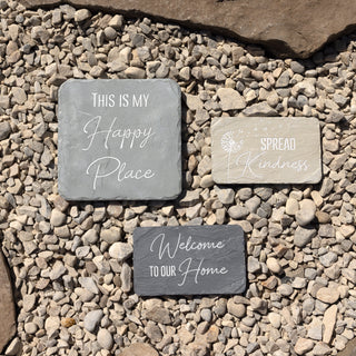 Spread Kindness 7" x 4.25" Garden Stone