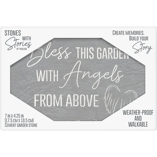 Angels from Above 7" x 4.25" Garden Stone