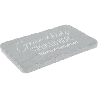 Spoiled Grandkids 7" x 4.25" Garden Stone