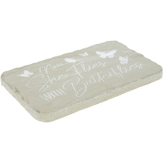 Butterflies 7" x 4.25" Garden Stone
