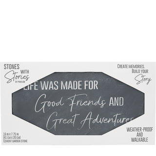 Great Adventures 16" x 7.75" Garden Stone
