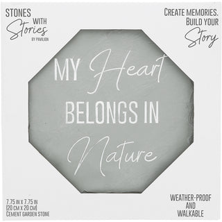 Nature 7.75" x 7.75" Garden Stone