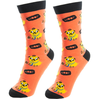 Ruff Day S/M Unisex Cotton Blend Sock