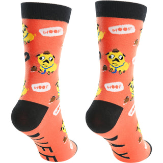 Ruff Day S/M Unisex Cotton Blend Sock