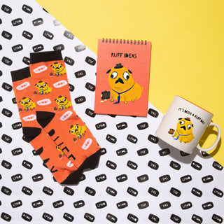Ruff Day S/M Unisex Cotton Blend Sock