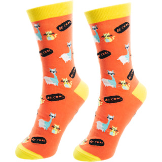 No Drama Llama S/M Unisex Cotton Blend Sock