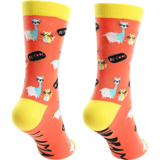 No Drama Llama S/M Unisex Cotton Blend Sock