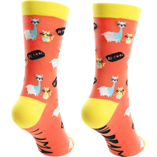 No Drama Llama Unisex Cotton Blend Sock