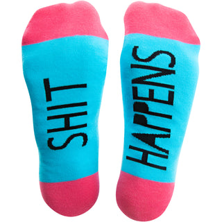 Shit Happens Unisex Cotton Blend Sock