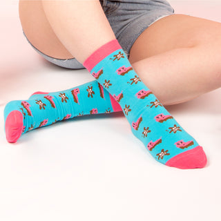 Shit Happens Unisex Cotton Blend Sock