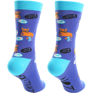 Not Meow-tivated Unisex Cotton Blend Sock