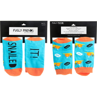 Snailed It M/L Unisex Cotton Blend Sock