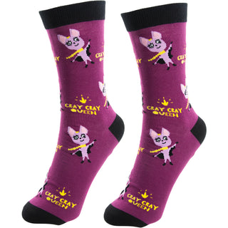 Bat Shit Crazy Unisex Cotton Blend Sock