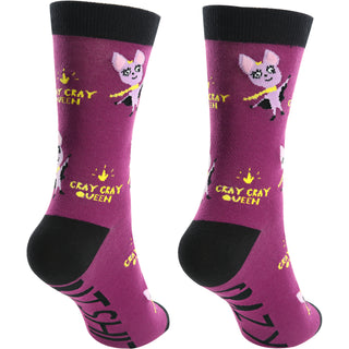 Bat Shit Crazy Unisex Cotton Blend Sock