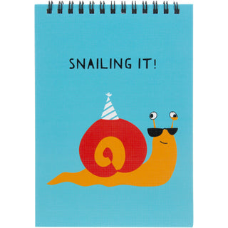 Snailing It 5" X 7" Notepad