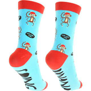 Going Bananas S/M Unisex Cotton Blend Sock