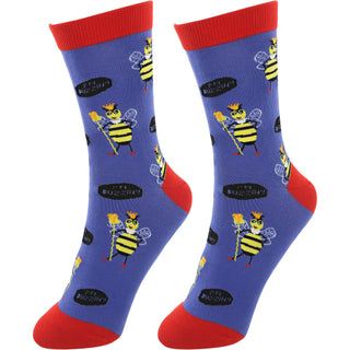 Buzz Off S/M Unisex Cotton Blend Sock
