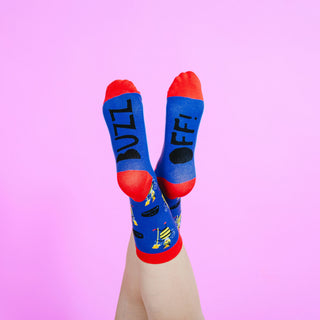 Buzz Off S/M Unisex Cotton Blend Sock