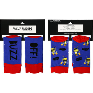 Buzz Off S/M Unisex Cotton Blend Sock