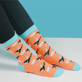 Mornings S/M Unisex Cotton Blend Sock