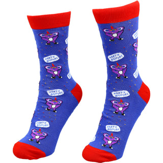 Party S/M Unisex Cotton Blend Sock