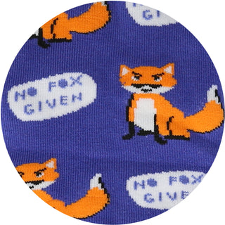 For Fox Sake S/M Unisex Cotton Blend Sock