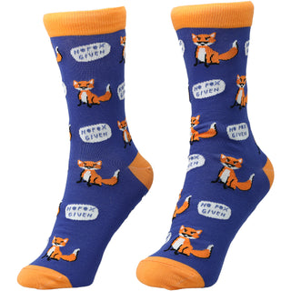 For Fox Sake S/M Unisex Cotton Blend Sock