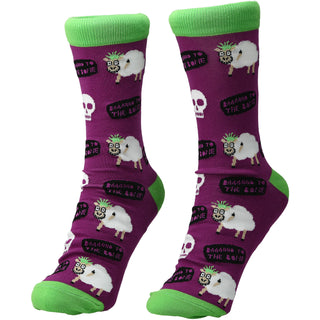 F*ck Ewe S/M Unisex Cotton Blend Sock