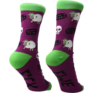 F*ck Ewe S/M Unisex Cotton Blend Sock