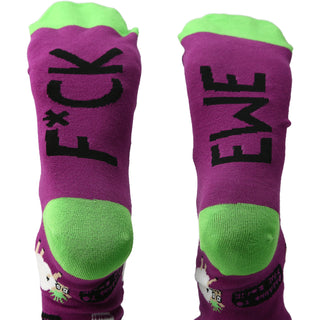 F*ck Ewe S/M Unisex Cotton Blend Sock