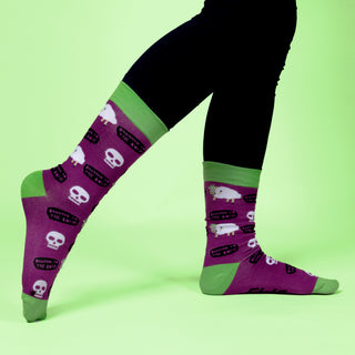 F*ck Ewe S/M Unisex Cotton Blend Sock