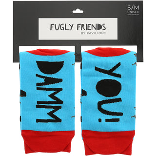 Damm You S/M Unisex Cotton Blend Sock