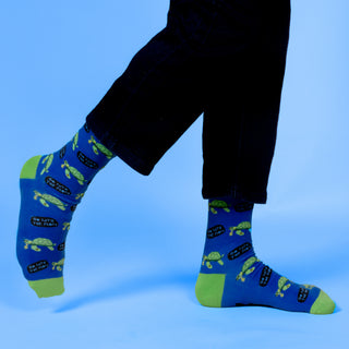 Salty Bruh S/M Unisex Cotton Blend Sock