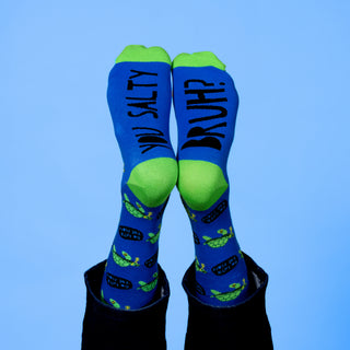 Salty Bruh S/M Unisex Cotton Blend Sock