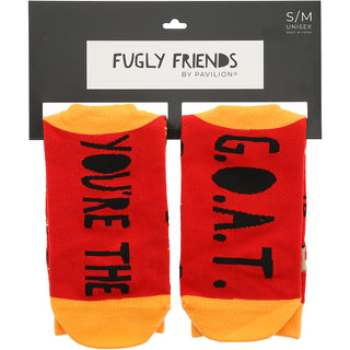 G.O.A.T. S/M Unisex Cotton Blend Sock