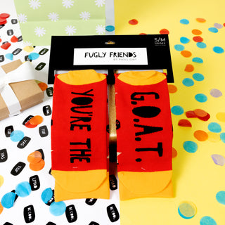 G.O.A.T. S/M Unisex Cotton Blend Sock