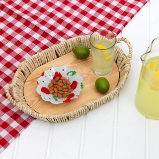 Cherries 6" Glass Bowl