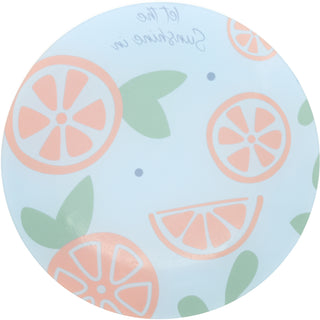 Oranges 8" Glass Appetizer Plate